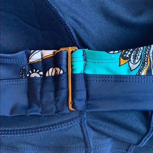 Blue Paisley Swim Tank Bikini Top and Swim Brief - Picture 11 of 15